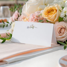 Wilde bloem plaatskaartje