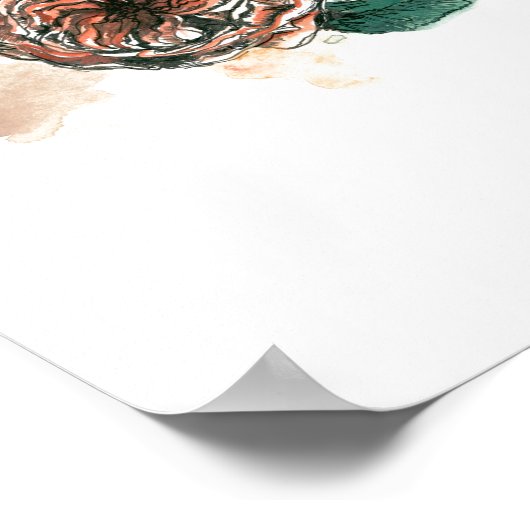 Wilde bloem: pony poster (Hoek)