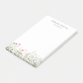Wilde bloem post-it® notes (Schuin)