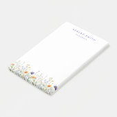 Wilde bloem post-it® notes (Schuin)