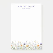 Wilde bloem post-it® notes (Voorkant)