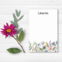 Wilde bloem Post-it notities