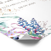 Wilde bloem poster (Hoek)