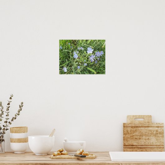 Wilde bloem poster (Keuken)