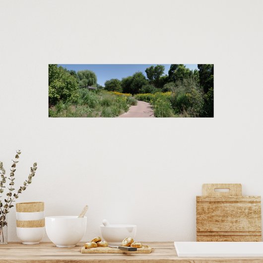 Wilde bloem poster (Keuken)