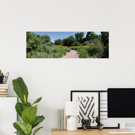 Wilde bloem poster (Thuiskantoor)