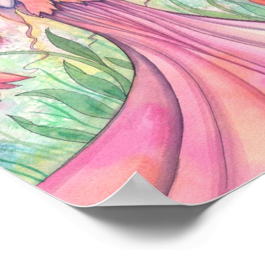 Wilde bloem — Poster afdrukken (Hoek)