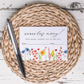 Wilde bloem Rand raad hoeveel Kaart het spel heeft