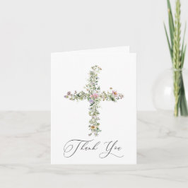 Wilde bloem Religieus Hartelijk dank