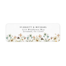 Wilde Bloem Retouradres Label