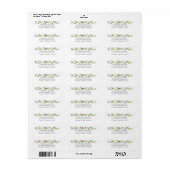 Wilde Bloem Retouradres Label (Full Sheet)