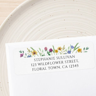 Wilde Bloem Retouradres Label