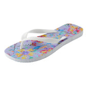 Wilde bloem Riot 2 Teenslippers (Schuin)