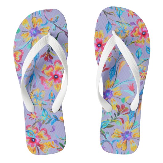 Wilde bloem Riot 2 Teenslippers (Voetbed)