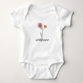 Wilde bloem romper (Voorkant)