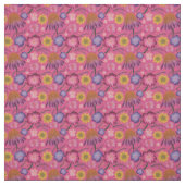 Wilde bloem Roze Floral Pattern Stof (Swatch)