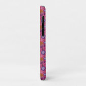 Wilde bloem Roze Floral, speciaal aangepast Case-Mate iPhone Case (Achterkant/links)