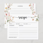 Wilde bloem Roze Floral Vrijgezellenfeest Recipe K (Voorkant / Achterkant)