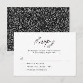 Wilde bloem RSVP (Voorkant / Achterkant)