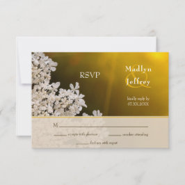 Wilde bloem RSVP van koningin Anne's lace zomer Kaartje