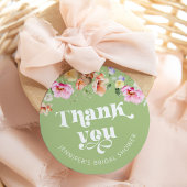 Wilde bloem salie groene bruiloft feest bedankt bedankjes labels
