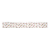 Wilde bloem Satin Ribbon, zomerbloemen Satijnen Lint (Voorkant)
