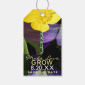 Wilde Bloem Save the Date Labels Cadeaulabel (Voorkant)