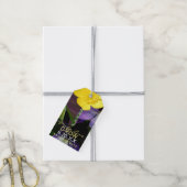 Wilde Bloem Save the Date Labels Cadeaulabel (Met Touw)