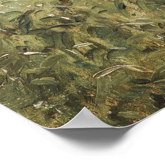 Wilde bloem  schilderkunst poster (Hoek)