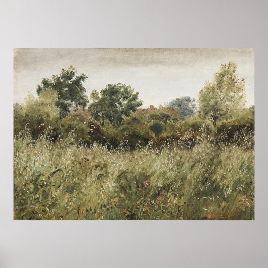 Wilde bloem schilderkunst poster (Voorkant)