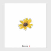 Wilde Bloem Schoonheid – Natuur Foto Sticker (Vel)
