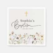 Wilde bloem servet (Voorkant)