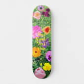 Wilde Bloem Skateboard (Voorkant)