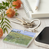 Wilde bloem sleutelhanger (Voorkant Rechts)