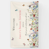 Wilde bloem spandoek (Verticaal)