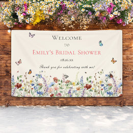 Wilde bloem spandoek