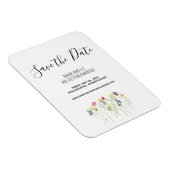 Wilde bloem sparen de Magnet van de Datum Magneet (Rechterzijde)