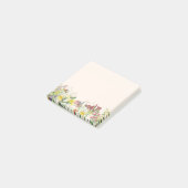Wilde bloem Sticky Notes (Schuin)