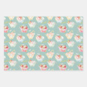 Wilde bloem Strawberry Field Nursery Inpakpapier Vel (Voorkant)