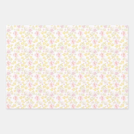 Wilde bloem Strawberry Field Nursery Inpakpapier Vel (Voorkant 2)