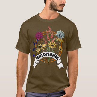 Wilde bloem t-shirt