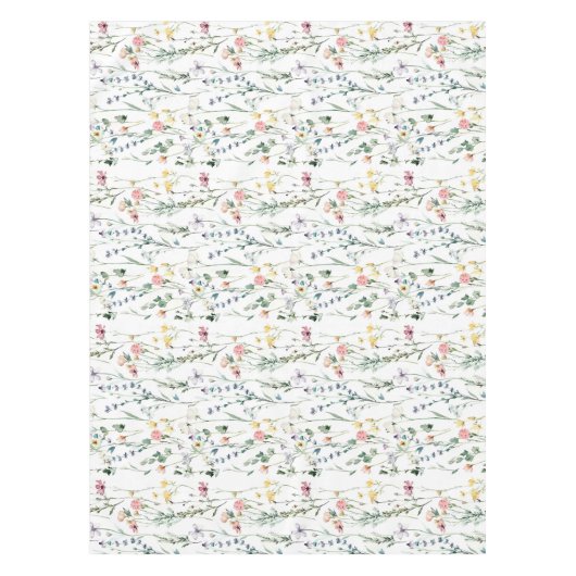 Wilde bloem tafelkleed (Voorkant)