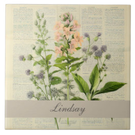  wilde bloem tegeltje