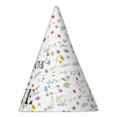 Wilde bloem Theme Birthday Party Wilde One Feesthoedjes (Rechts)