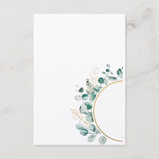 Wilde bloem Theme Jongen 2e verjaardag Uitnodiging Informatiekaartje (Achterkant)