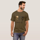 Wilde bloem trendy ontwerp t-shirt (Voorkant volledig)