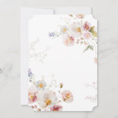 Wilde bloem Tuin Bridal Shower Kaart (Achterkant)