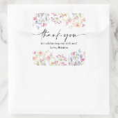 Wilde bloem Tuin Theme Girl waterverf verjaardag Vierkante Sticker (Tas)