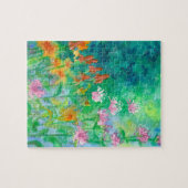 Wilde bloem Tuinbaard Balm Mexicaanse Pet Flowers Legpuzzel (Horizontaal)