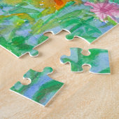 Wilde bloem Tuinbaard Balm Mexicaanse Pet Flowers Legpuzzel (Zijkant)